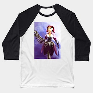 Metal Wings Baseball T-Shirt